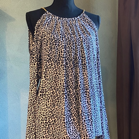 Michael Michael Kors long sleeve open shoulder Top - Picture 3 of 11